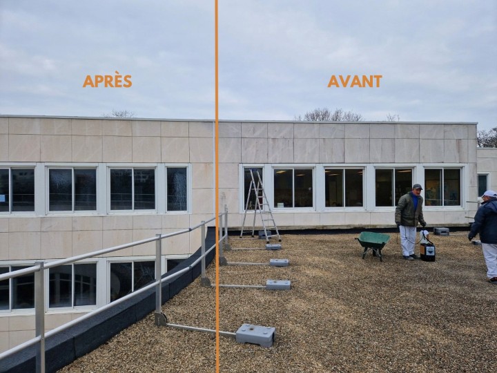 Ravalement de l'Institut Culturel Franco Japonais - avant:apres